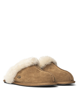 UGG W SCUFFETTE II 1106872-CHE - Kapcie Damskie - Brązowy