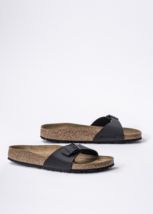 BIRKENSTOCK MADRID BF BLACK 40793 - Klapki Damskie - Czarny