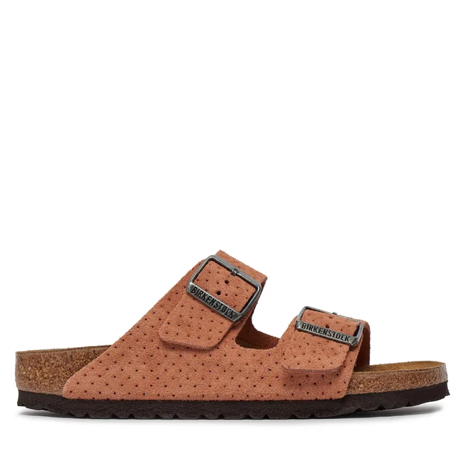 Klapki damskie BIRKENSTOCK ARIZONA LEVE DOTTED BURNT ORANGE  