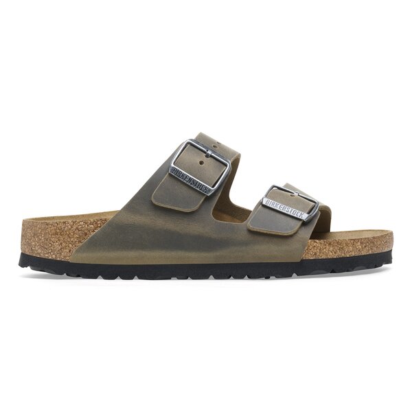 Klapki męskie BIRKENSTOCK ARIZONA LEOI FADED KHAKI  