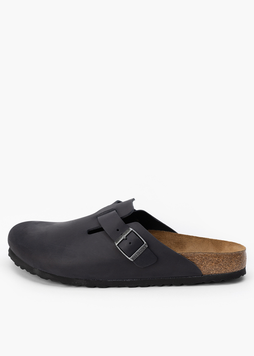 Klapki męskie BIRKENSTOCK BOSTON LEOI BLACK