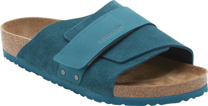 Klapki męskie Birkenstock Kyoto Nubuck Leather/Suede