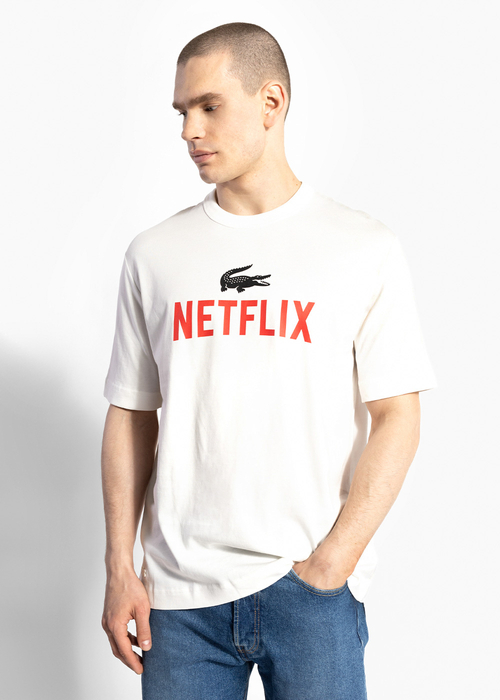 Koszulka męska LACOSTE x Netflix T-Shirt