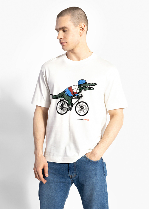 Koszulka męska LACOSTE x Netflix T-Shirt