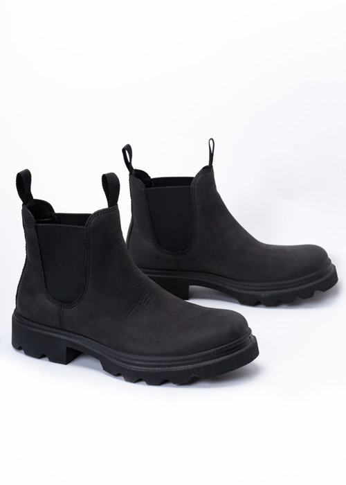 Sztyblety męskie czarne Ecco Grainer M Chelsea Boot